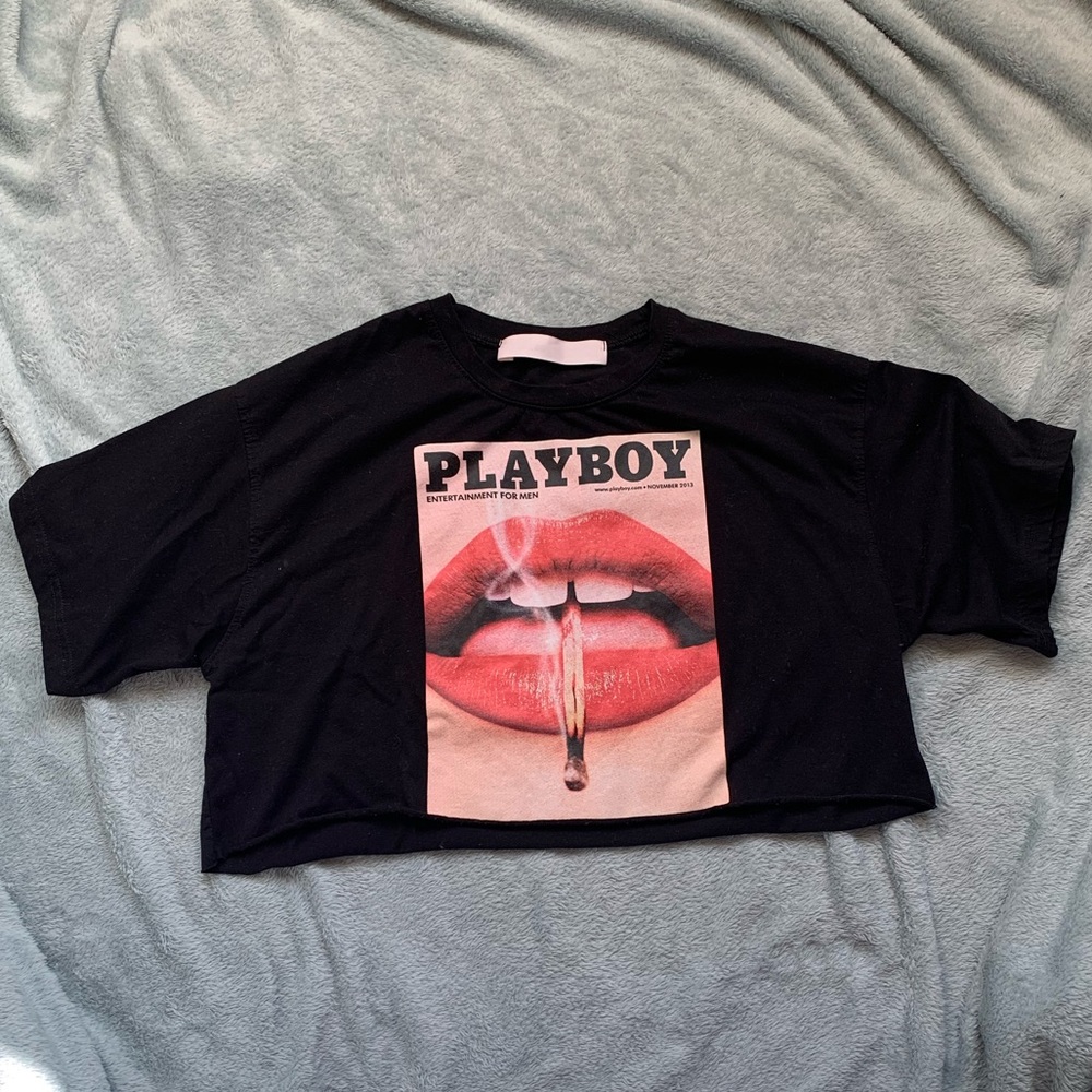 Missguided playboy Tee